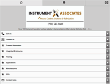 Tablet Screenshot of instrumentassociates.com